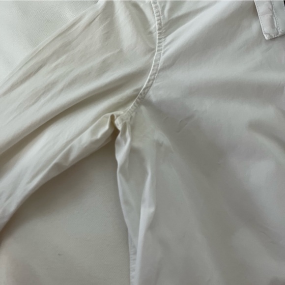 Balenciaga patent leather collar white blouse shirt 38 - Picture 7 of 14